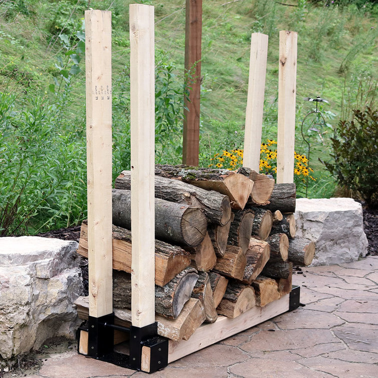 Shelterlogic universal full best sale length firewood rack cover